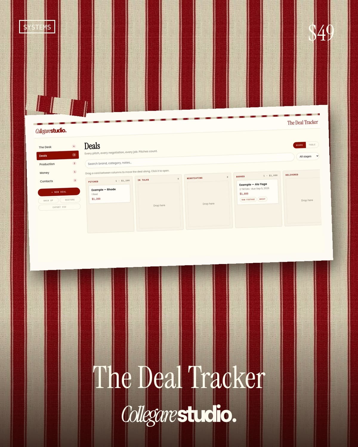 The Deal Tracker