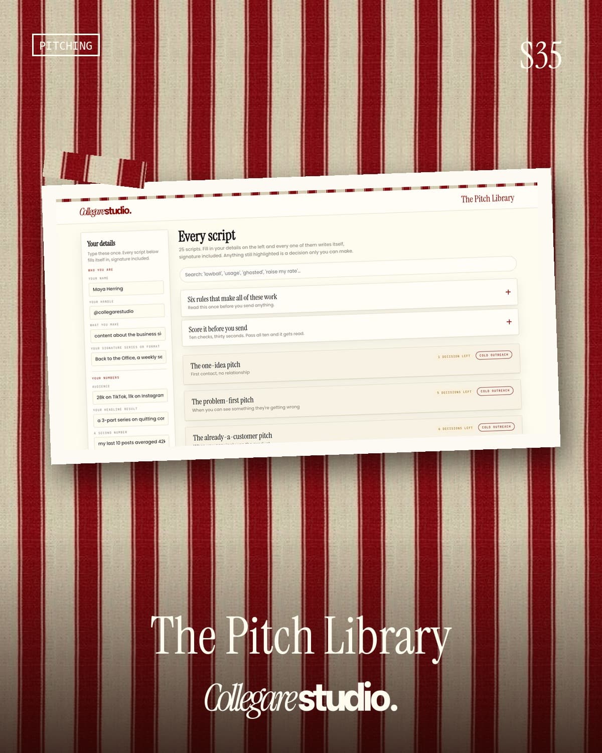 The Pitch Library